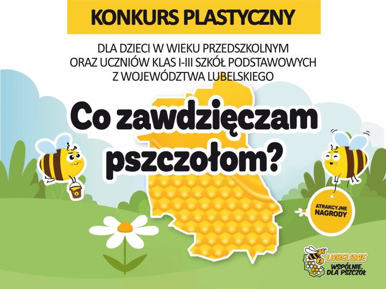 Konkurs plastyczny dla uczniów klas I – III „Co zawdzięczam pszczołom?”