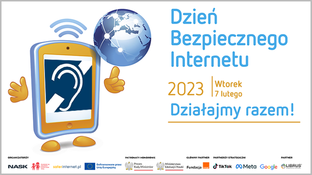 Logotyp Dnia Bezpiecznego Internetu 2023